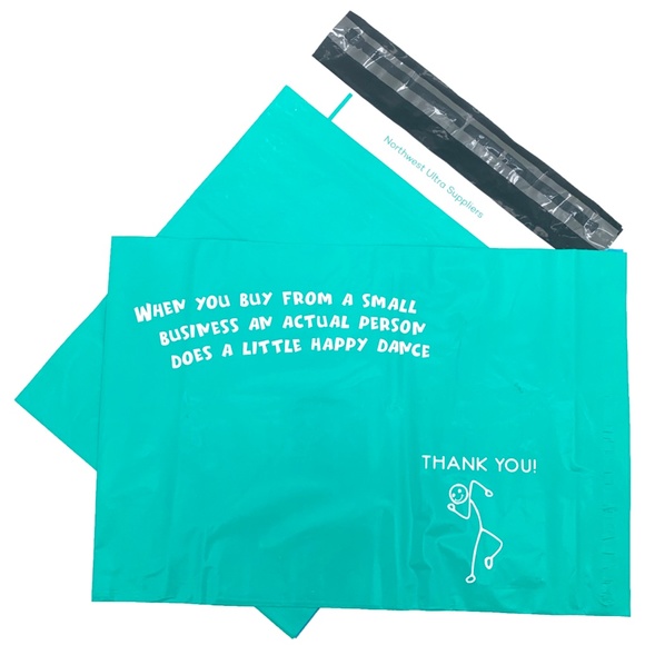 100 Thank You 10x13 Poly Mailers Shipping Envelope - Picture 5 of 13